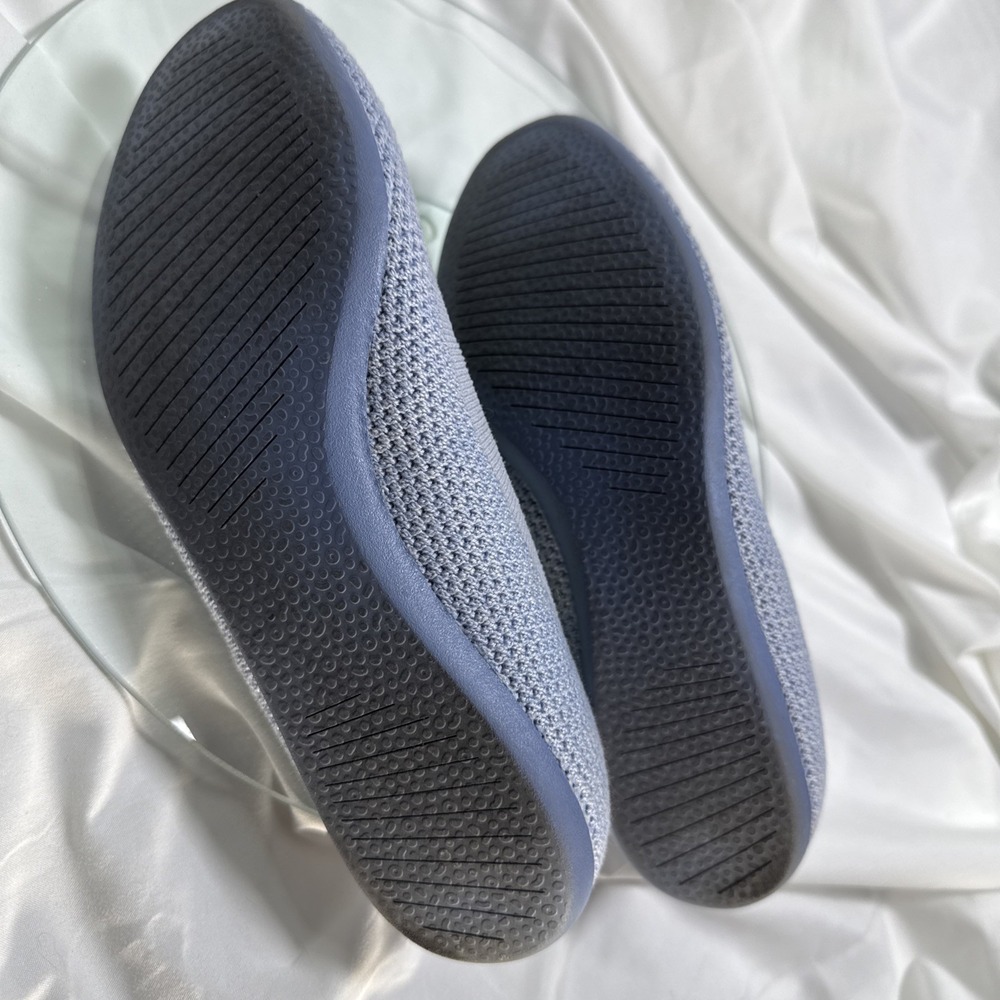 Allbirds Tree Breezers Women's Knit Ballet Flats Size 8 Mist Gray - Picture 7 of 7